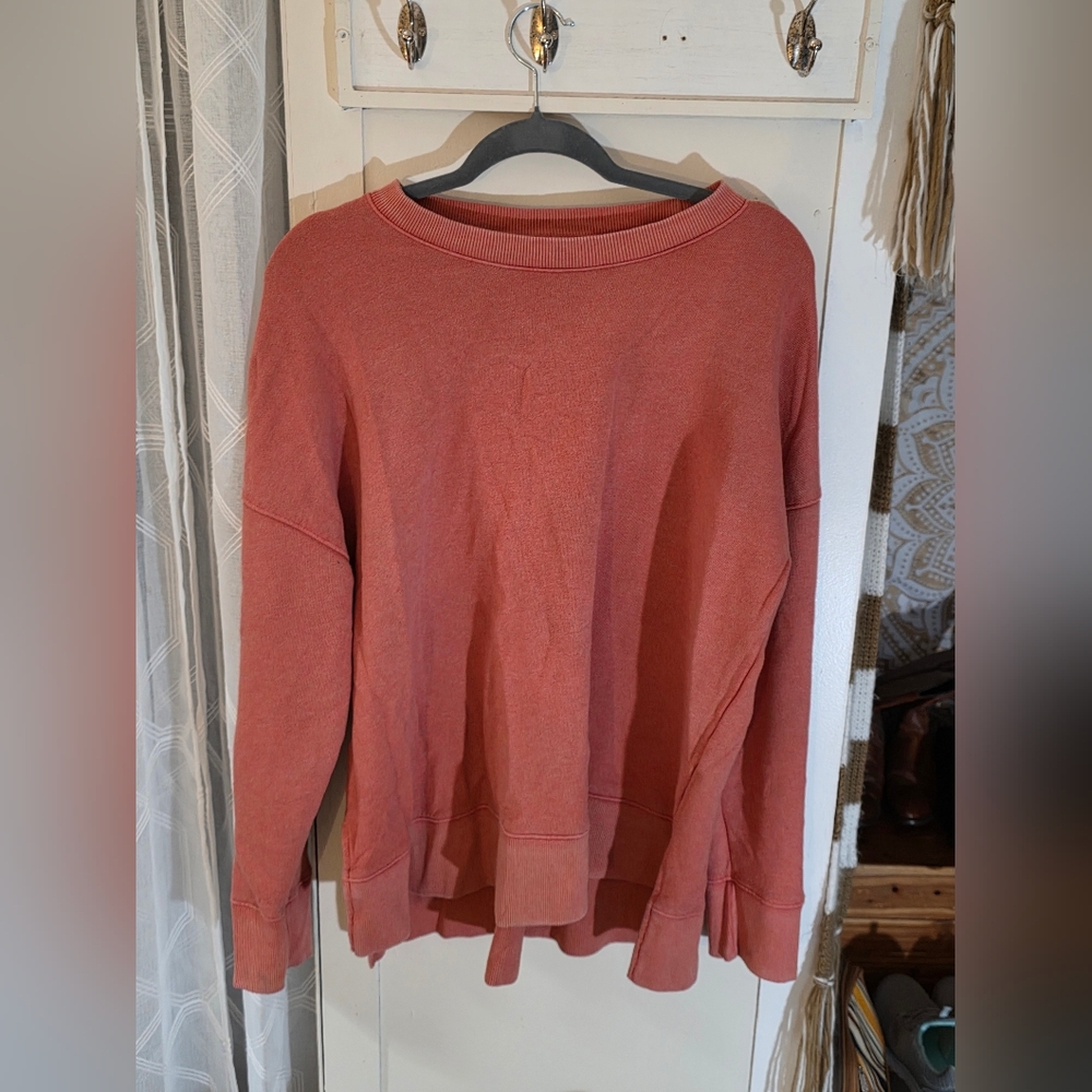 Cozy Orange Sweatshirt